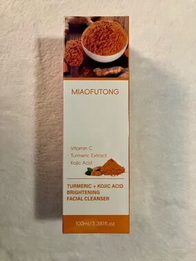 Turmeric + Kojic Acid Brightening Facial Cleanser — Orange